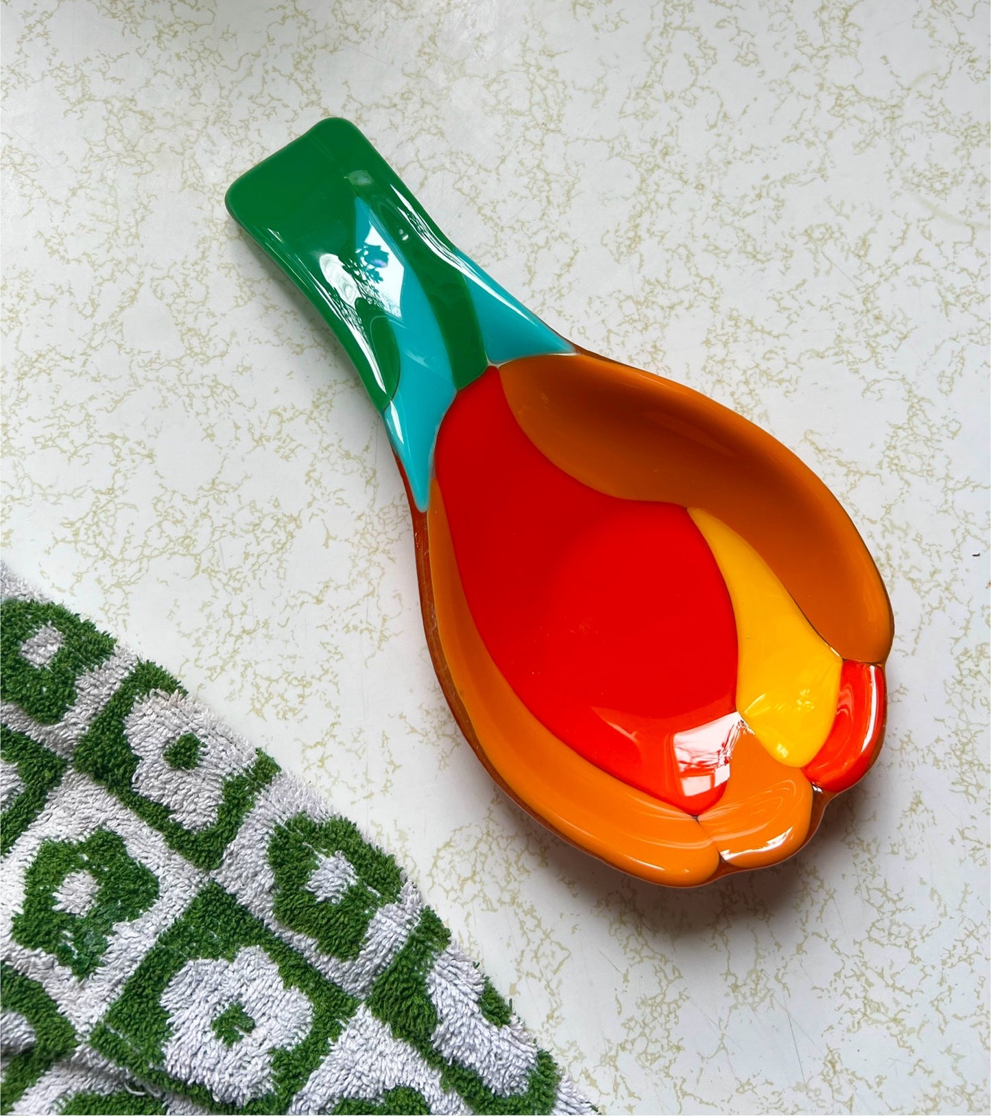 Tulip spoon rest