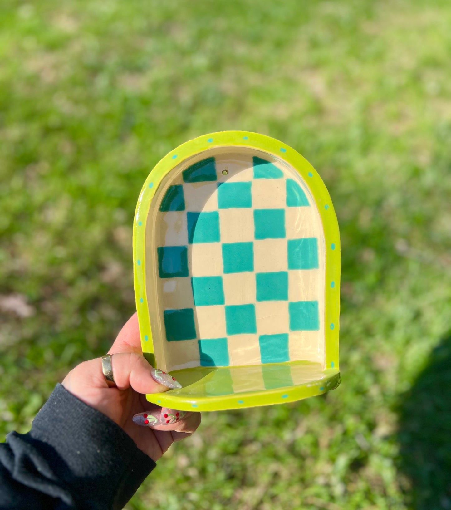 Ceramic Patchwork shelf
