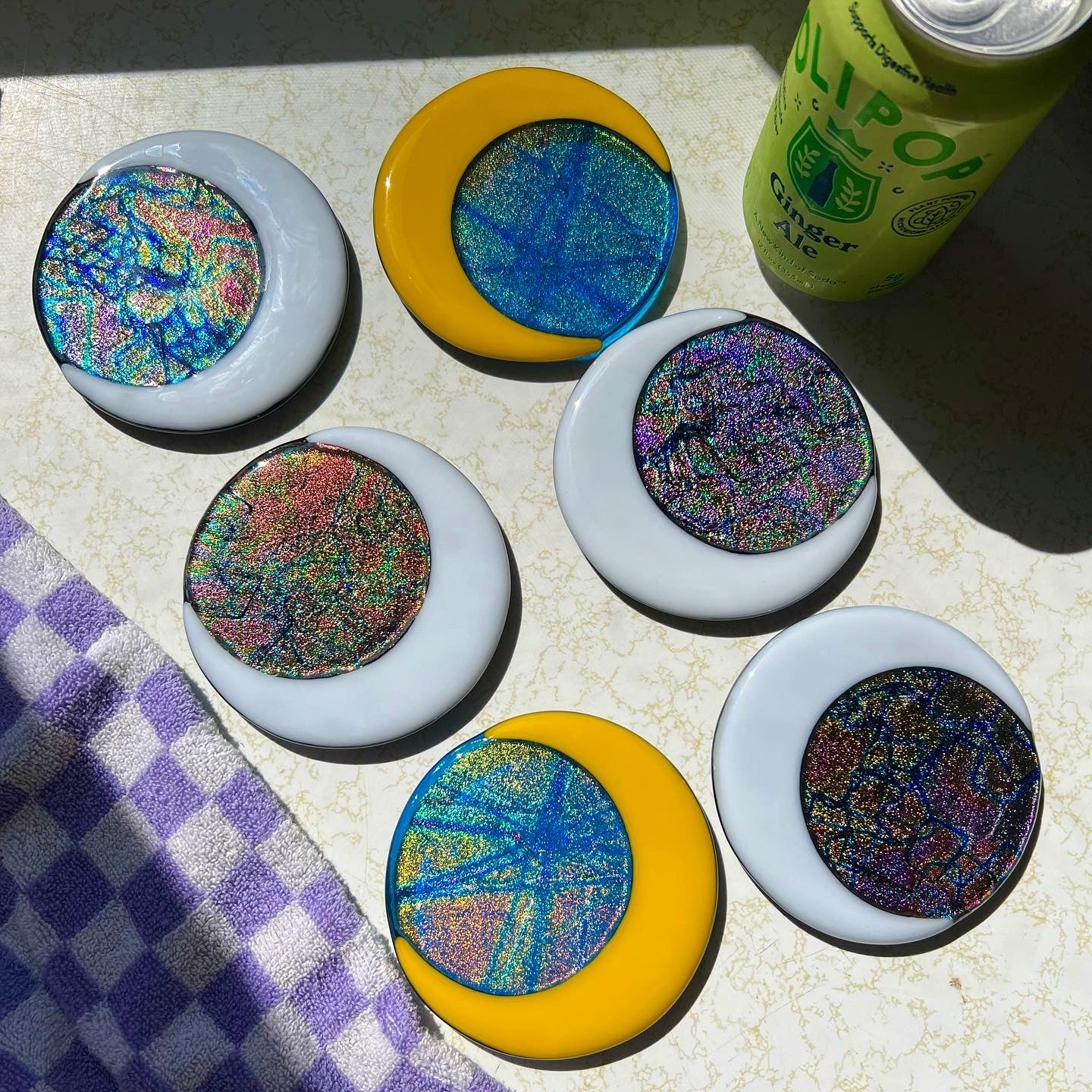 Moon coaster set