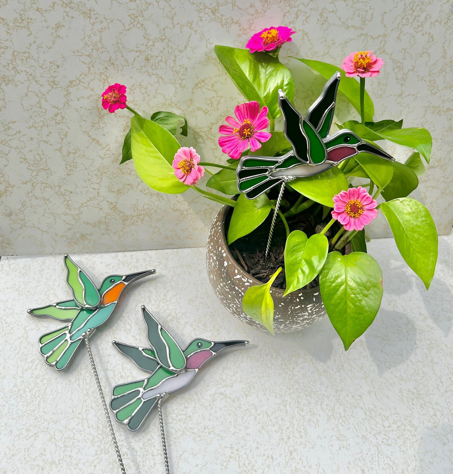Hummingbird stake