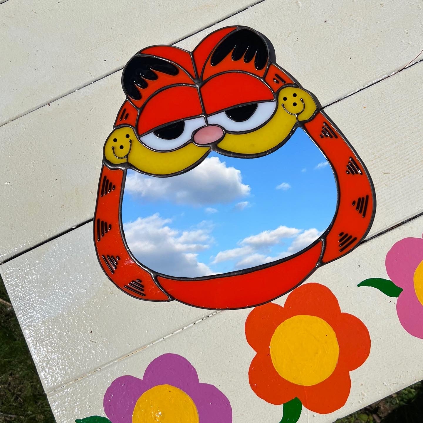 Garfield got the munchies mirror