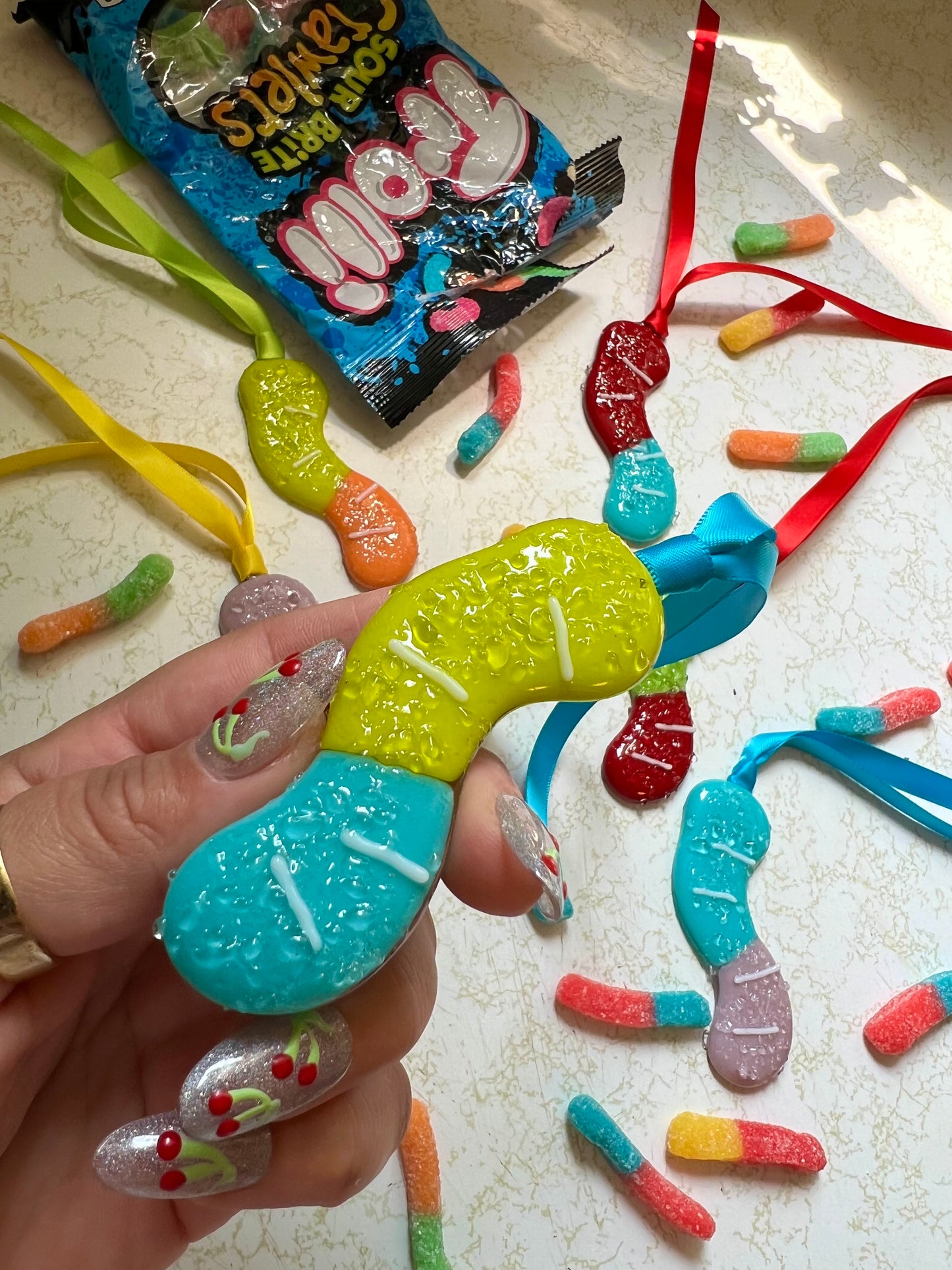 Sour worms
