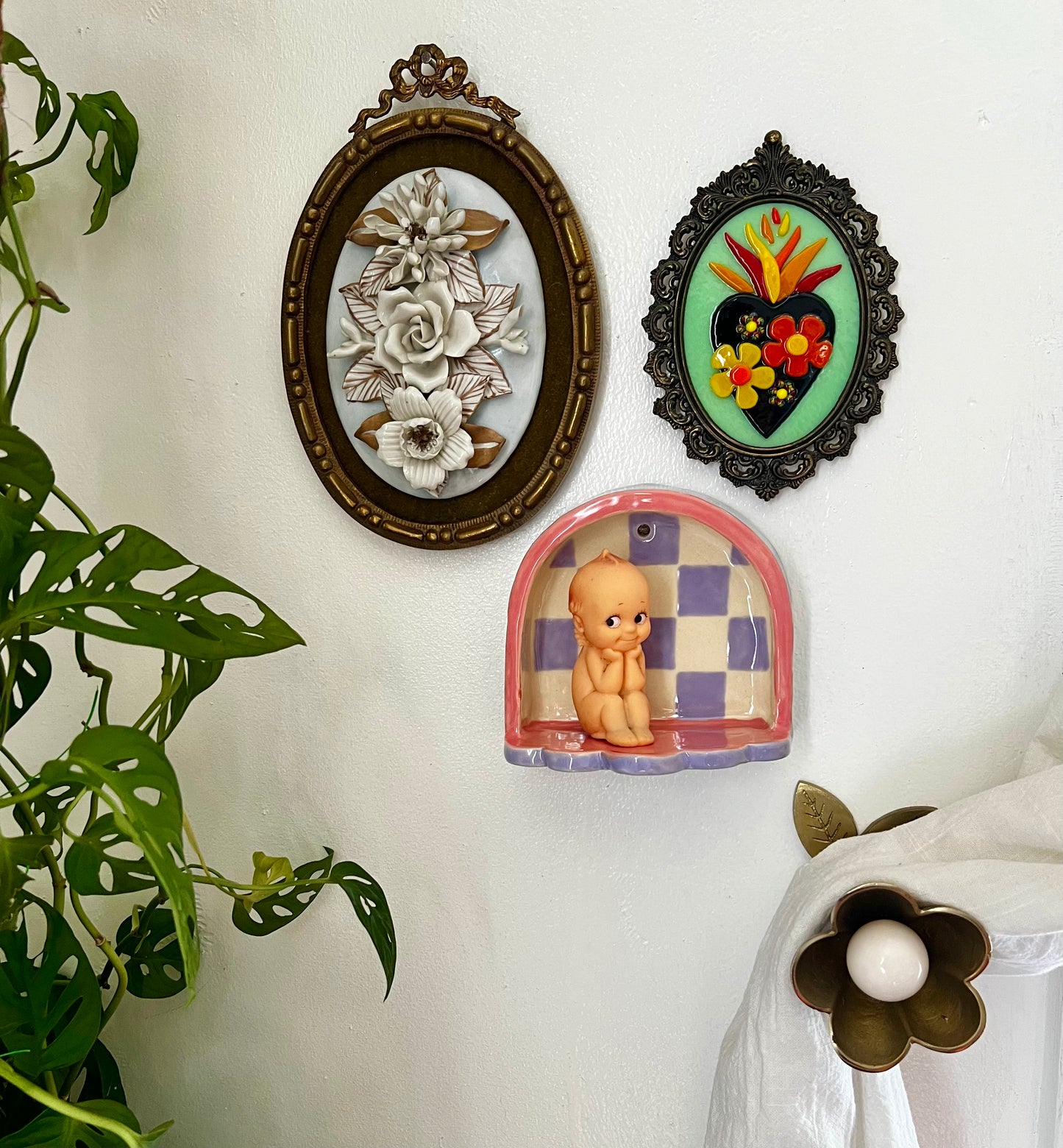 Ceramic Patchwork shelf