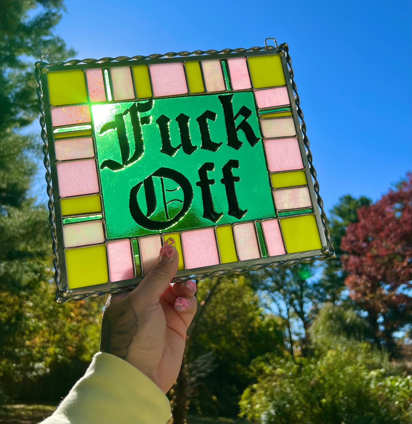 Respectfully Fuck Off sign
