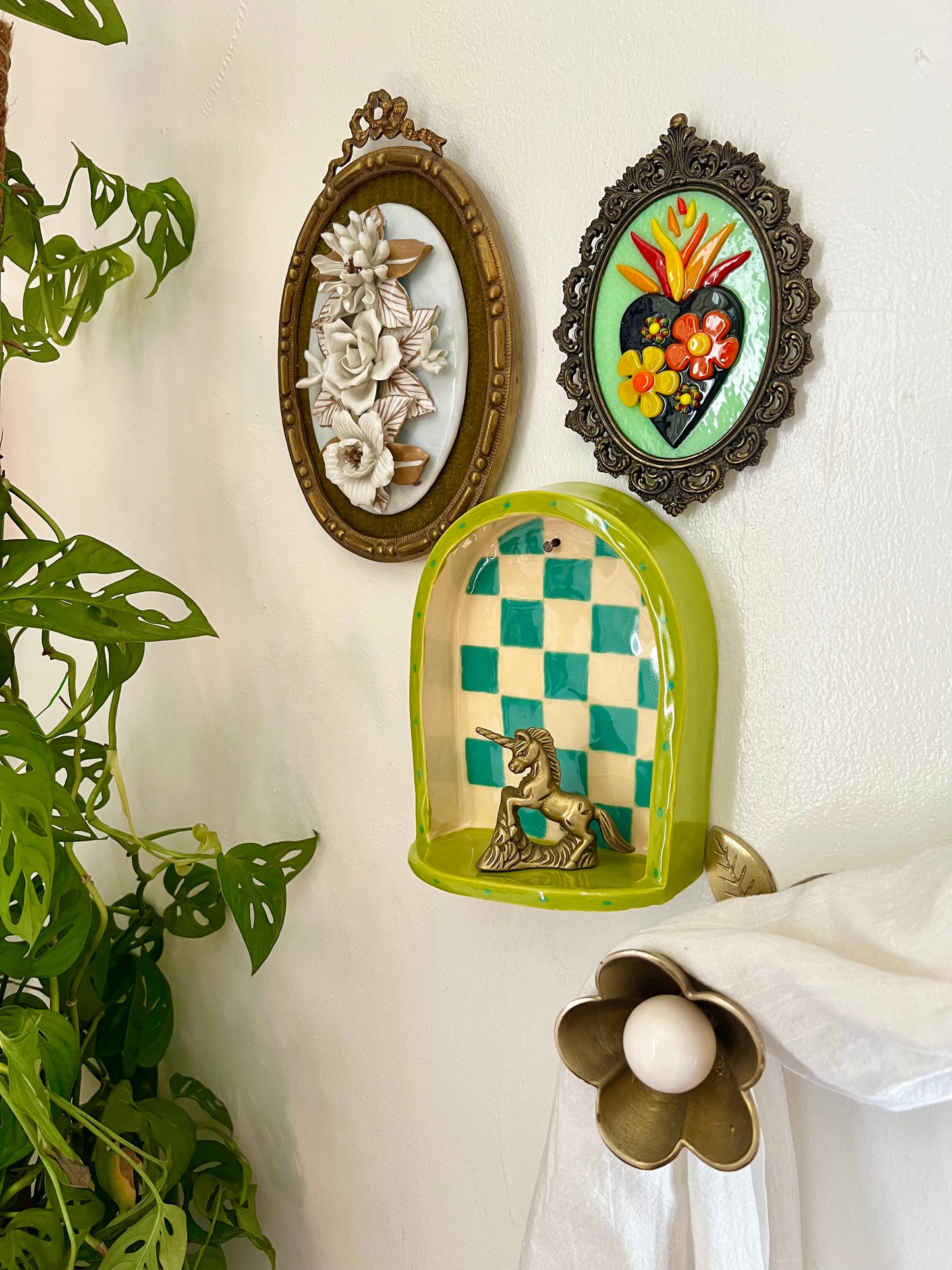 Ceramic Patchwork shelf