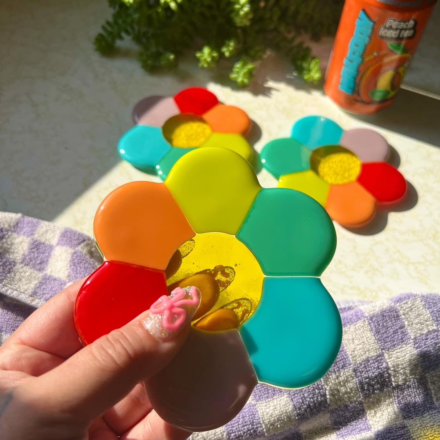 Daisy coaster set