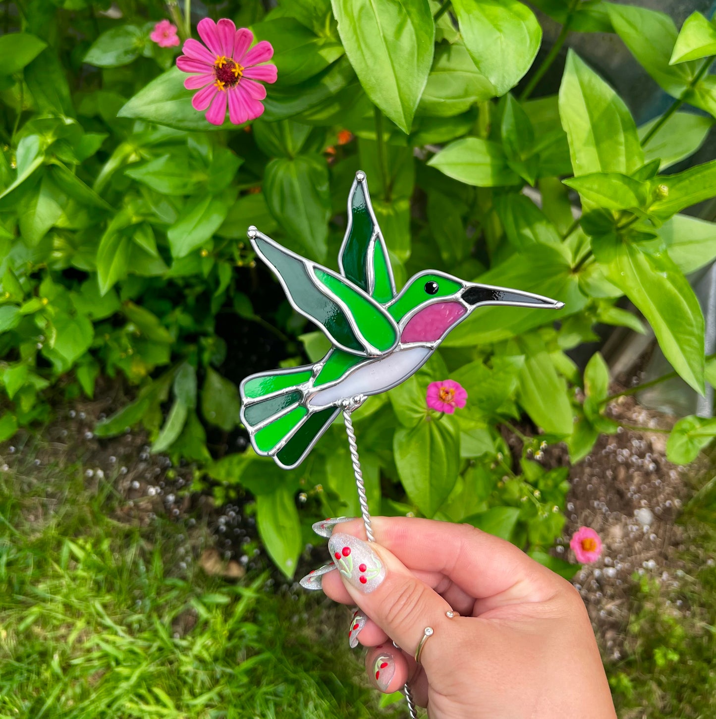 Hummingbird stake