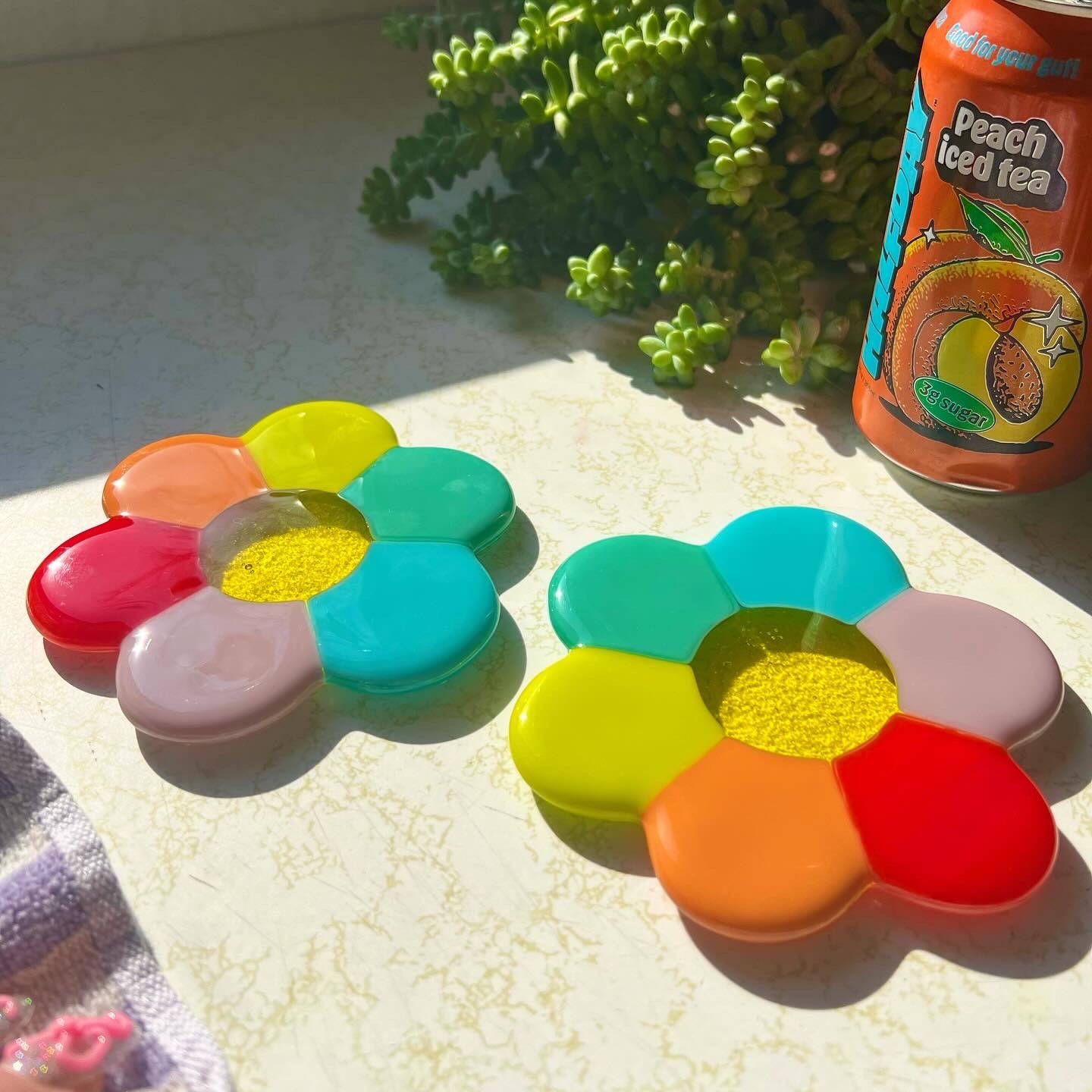 Daisy coaster set