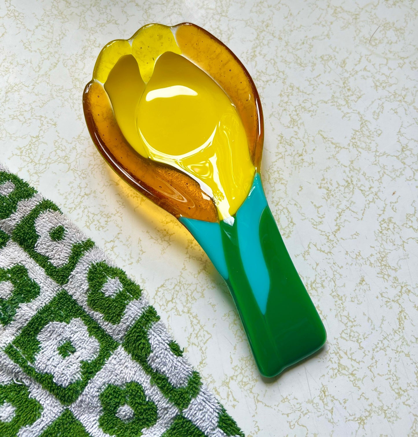 Tulip spoon rest