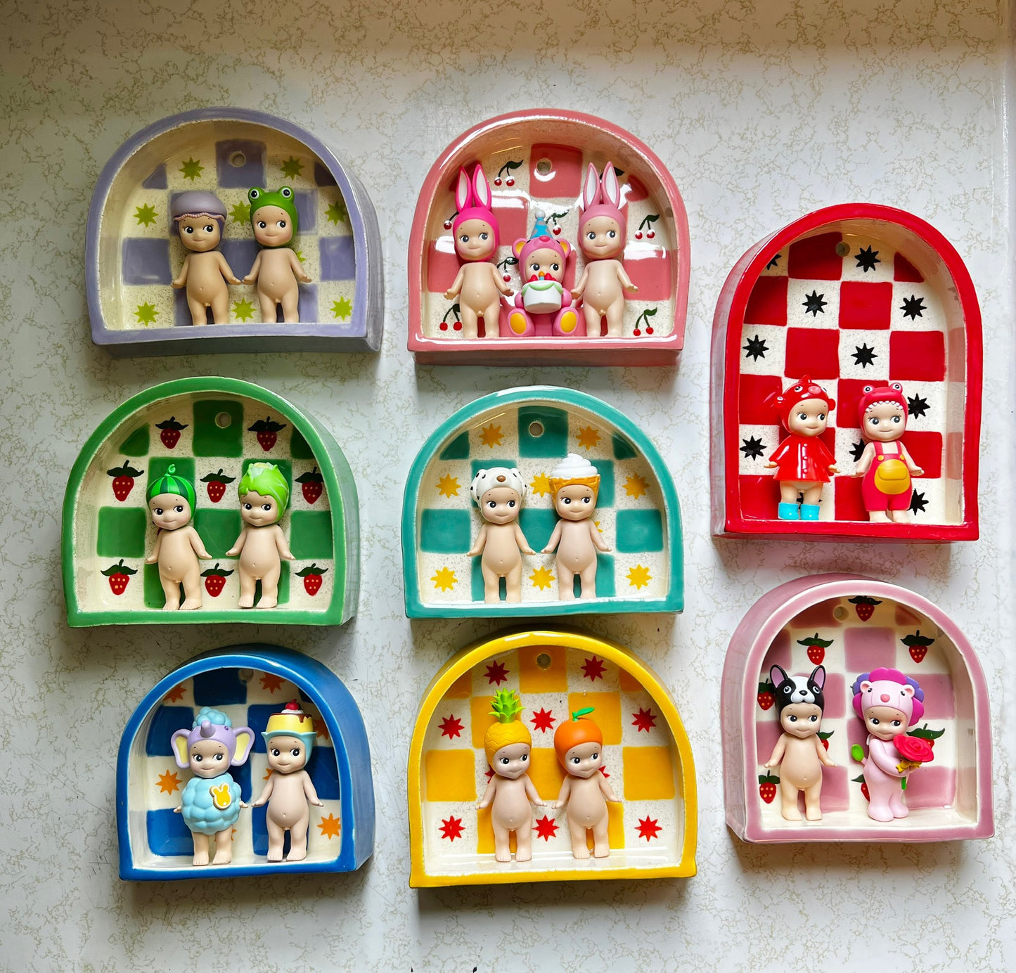 Ceramic Patchwork shelf