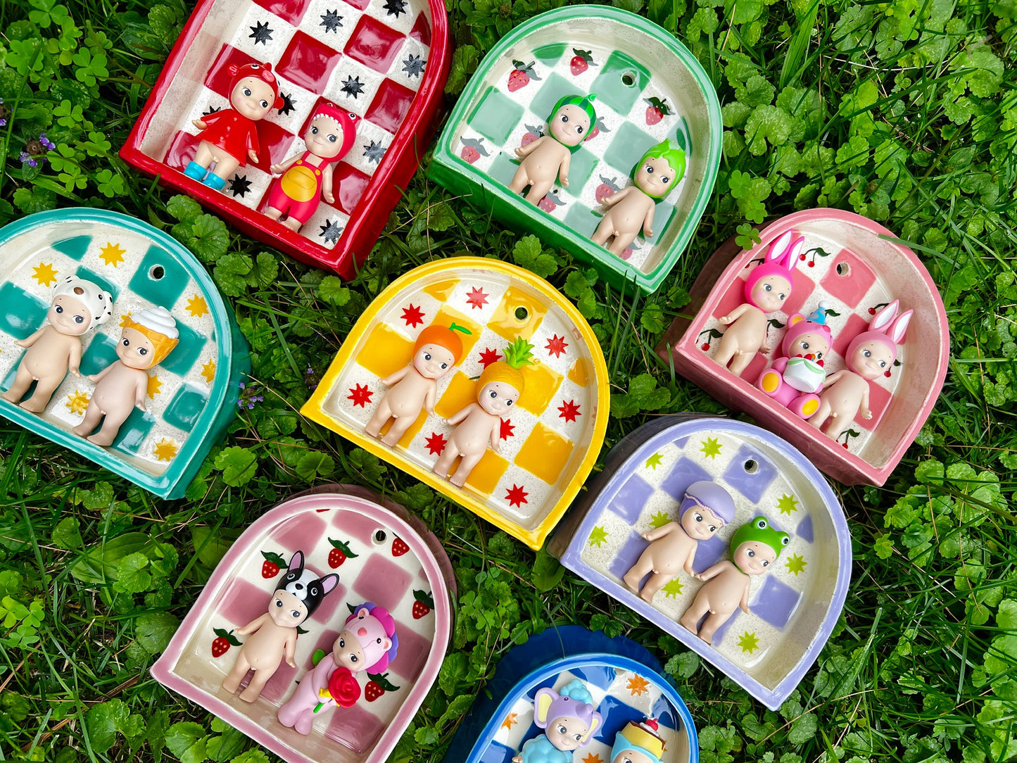 Ceramic Patchwork shelf
