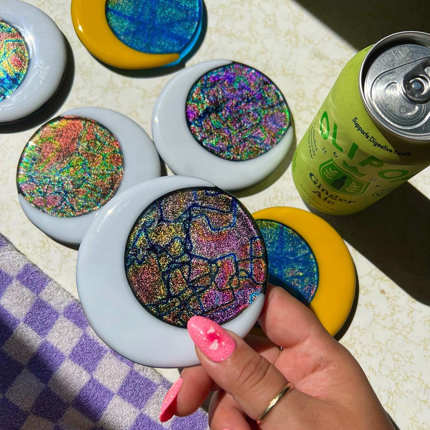 Moon coaster set