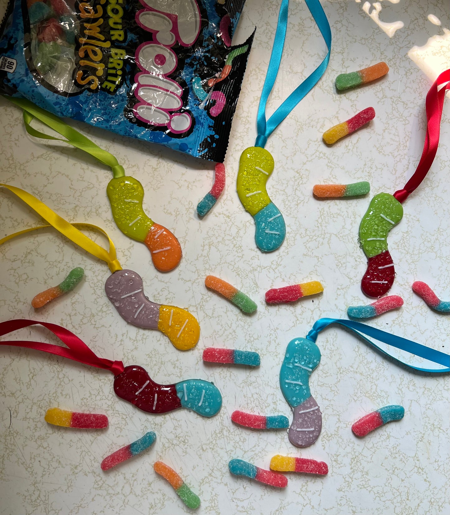 Sour worms