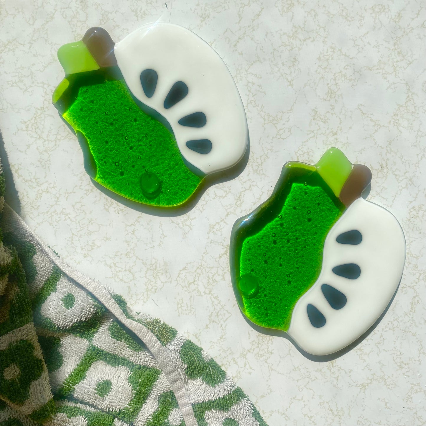 Apple coaster set