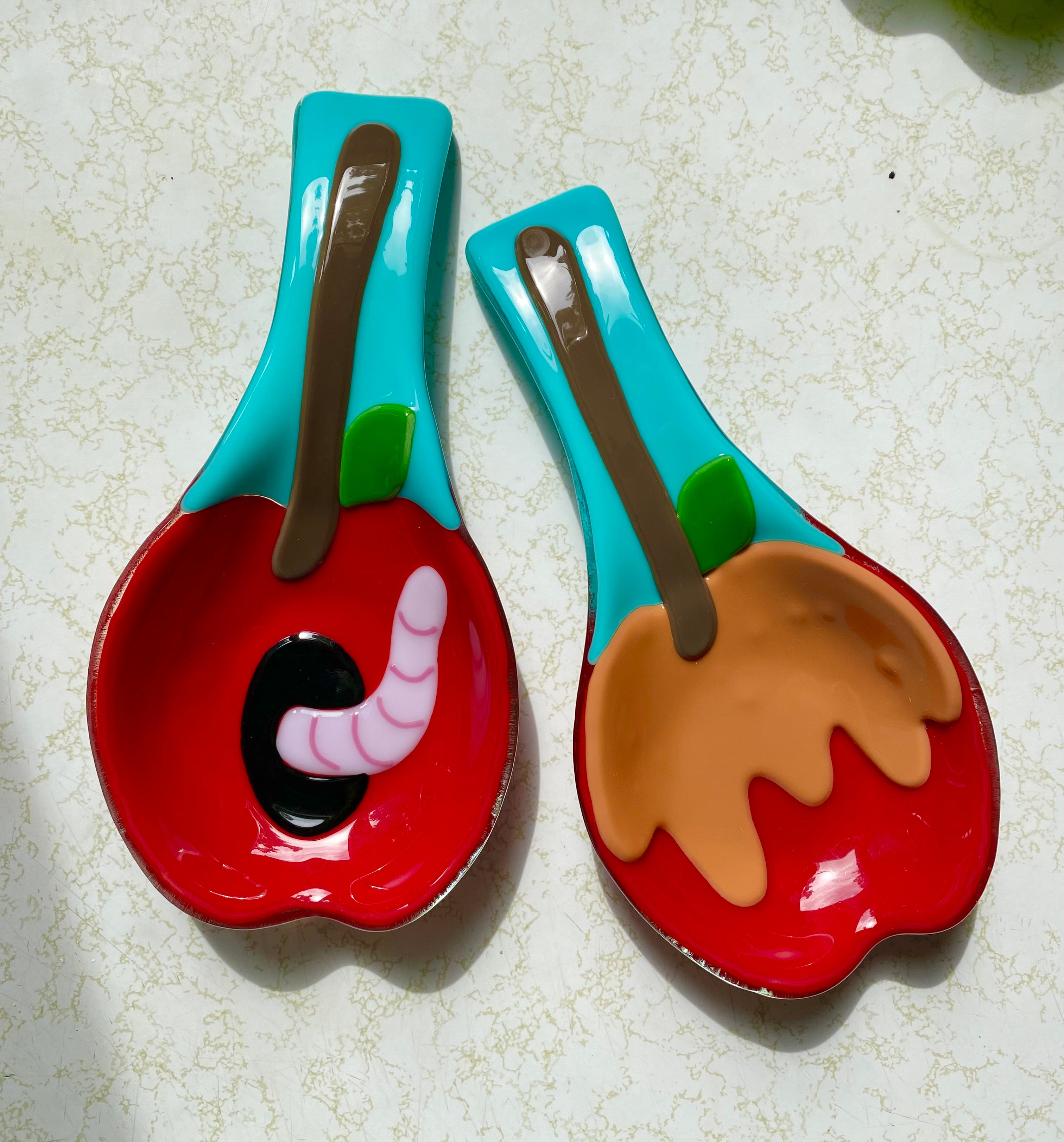 Candy apple Spoon rest