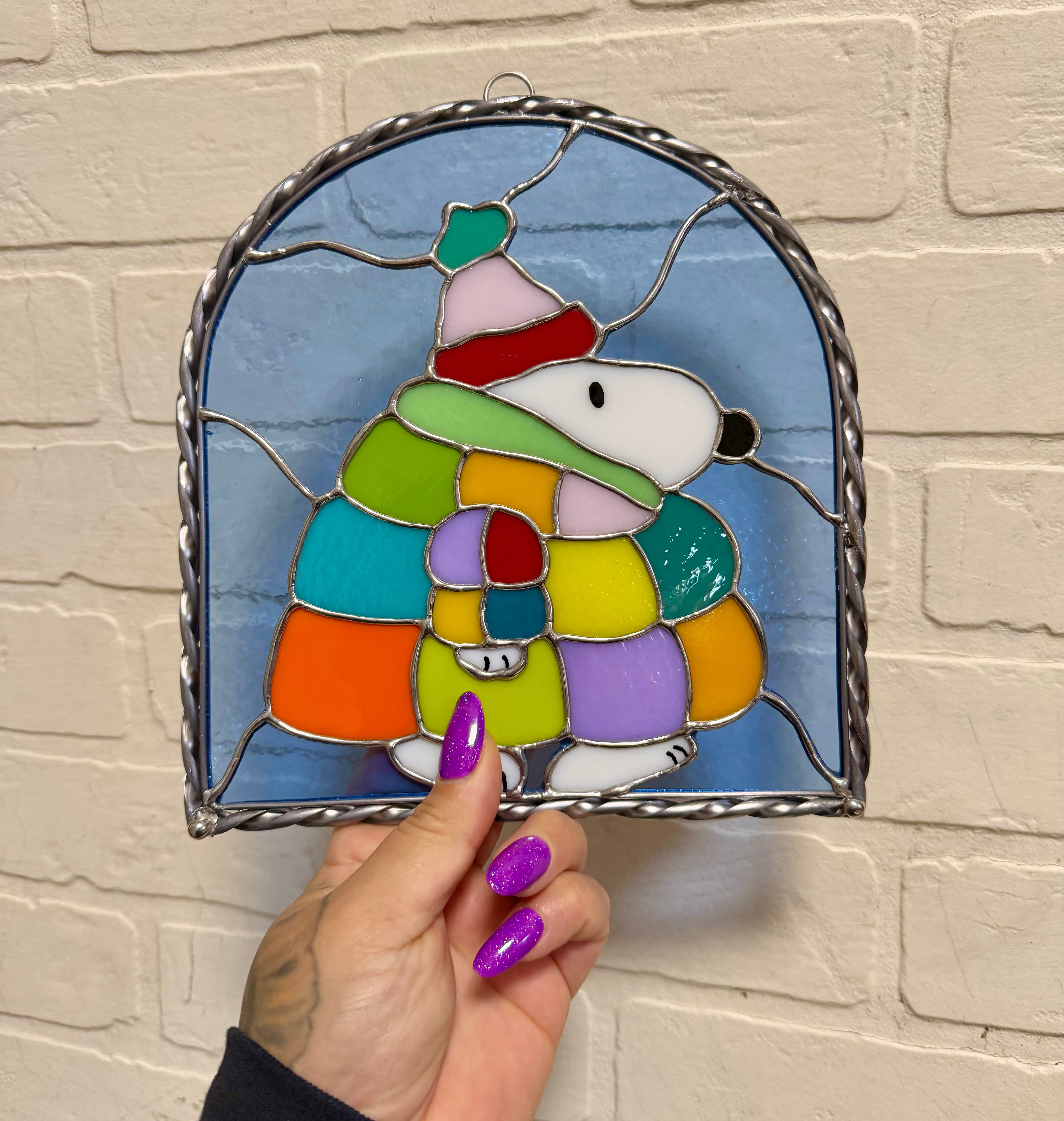 Snoopy ready for winter