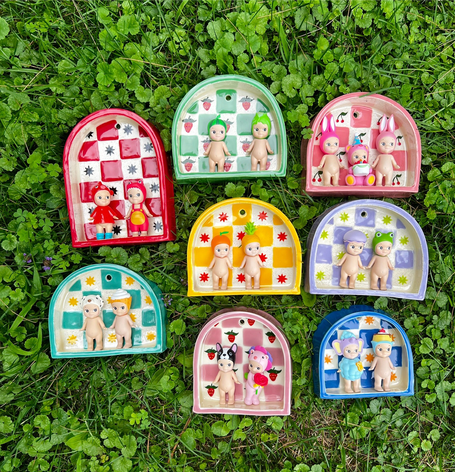 Ceramic Patchwork shelf