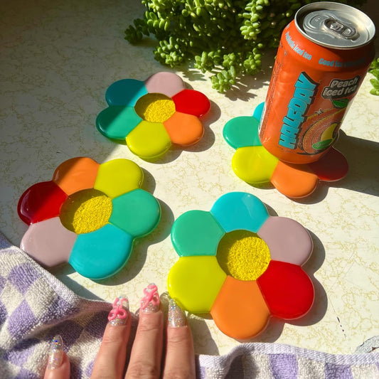 Daisy coaster set