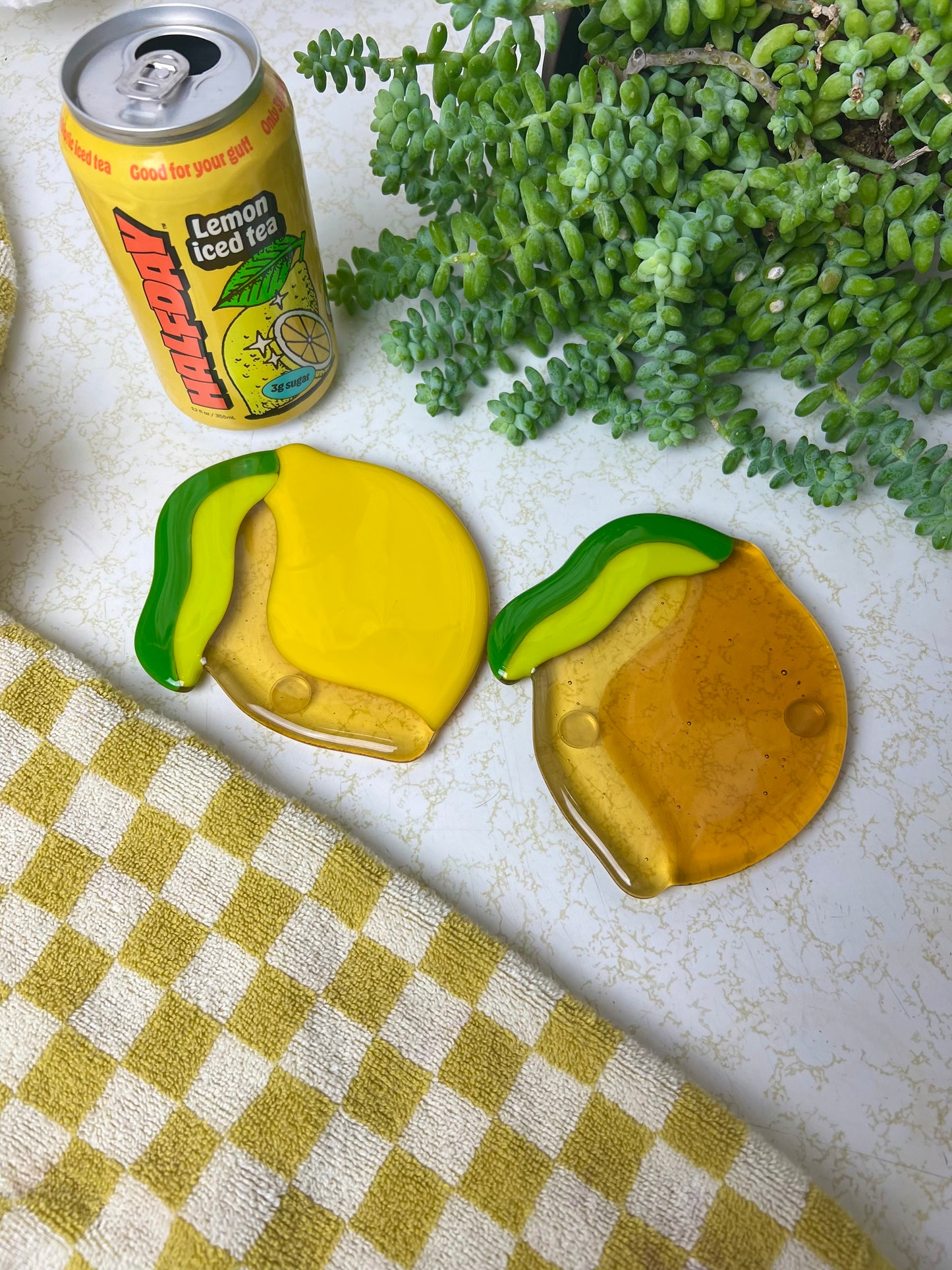 Lemon coaster set