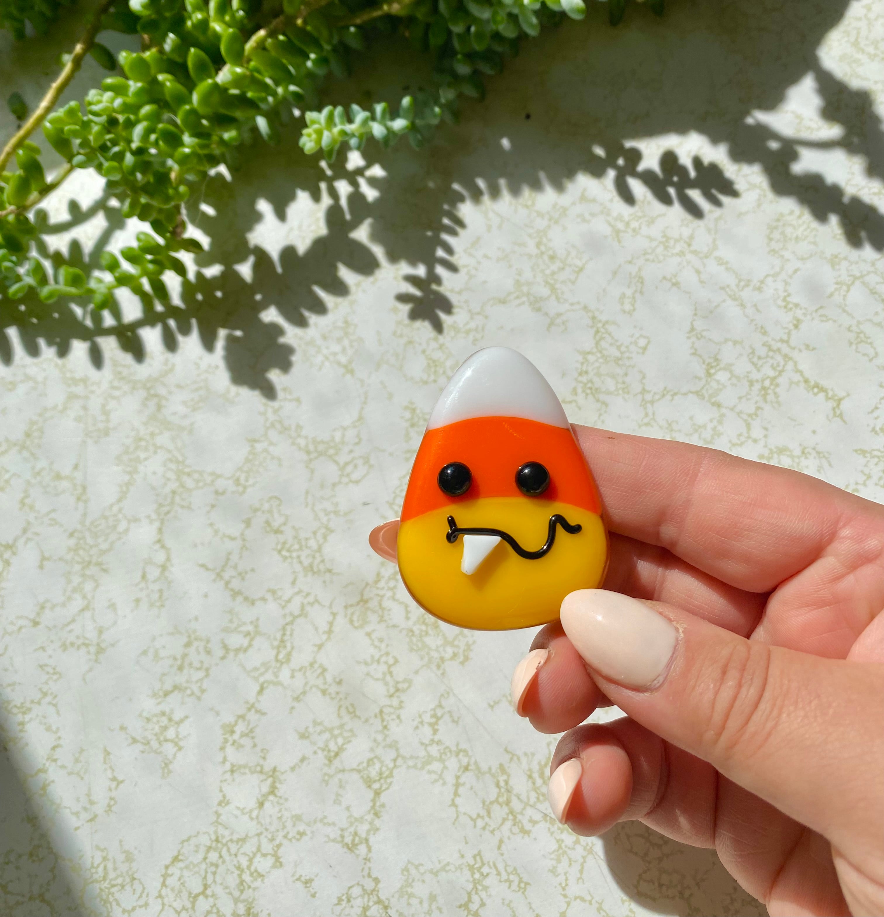 Candy corn magnets