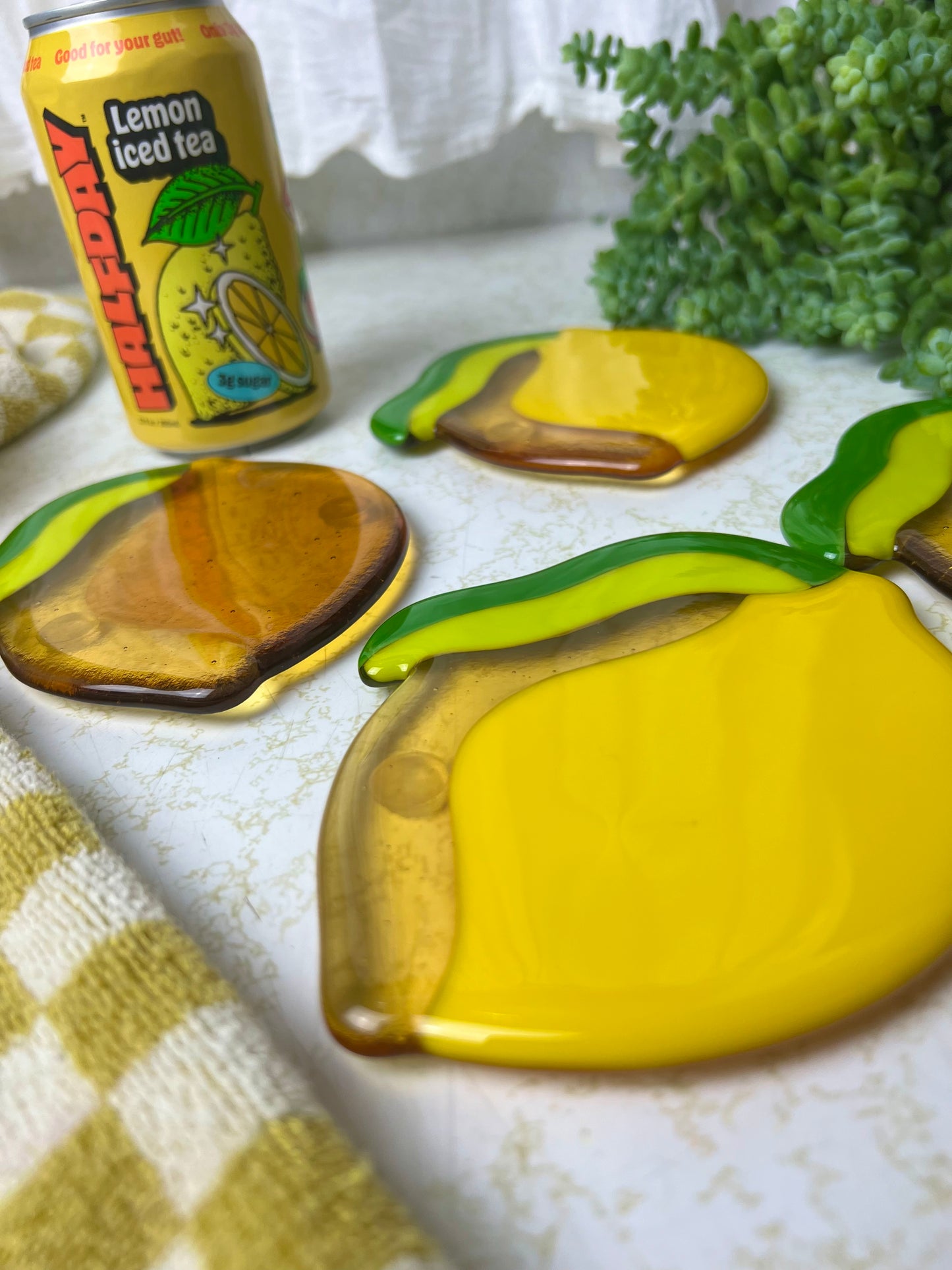 Lemon coaster set