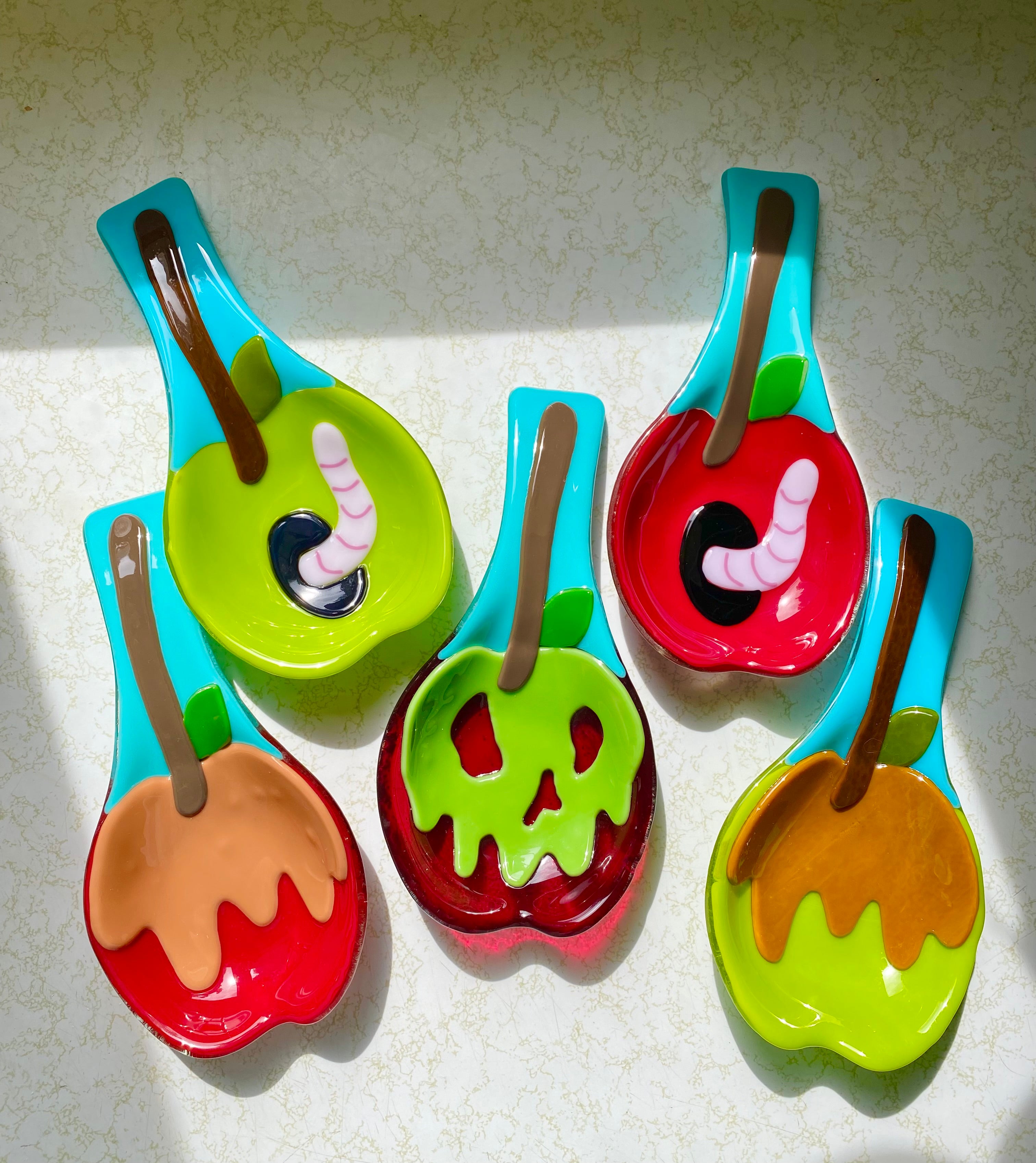 Candy apple Spoon rest