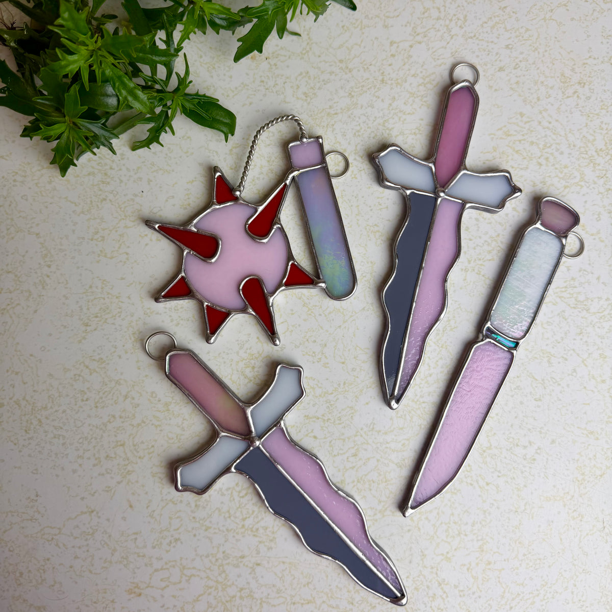 Mini weapons – Cold Heart Glass co