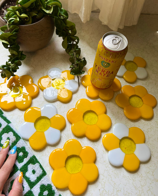 Daisy coaster set