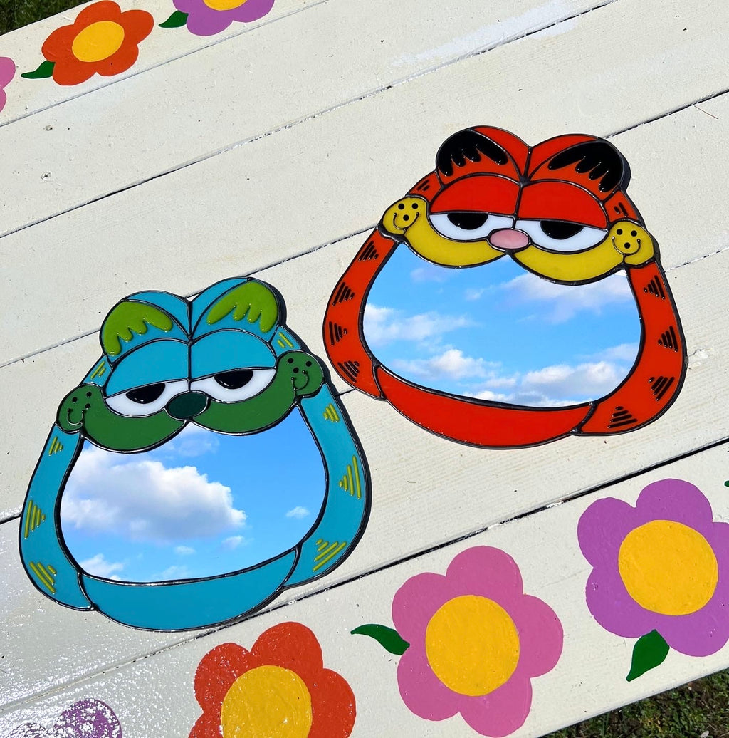 Garfield got the munchies mirror