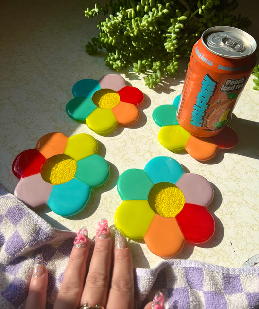 Daisy coaster set