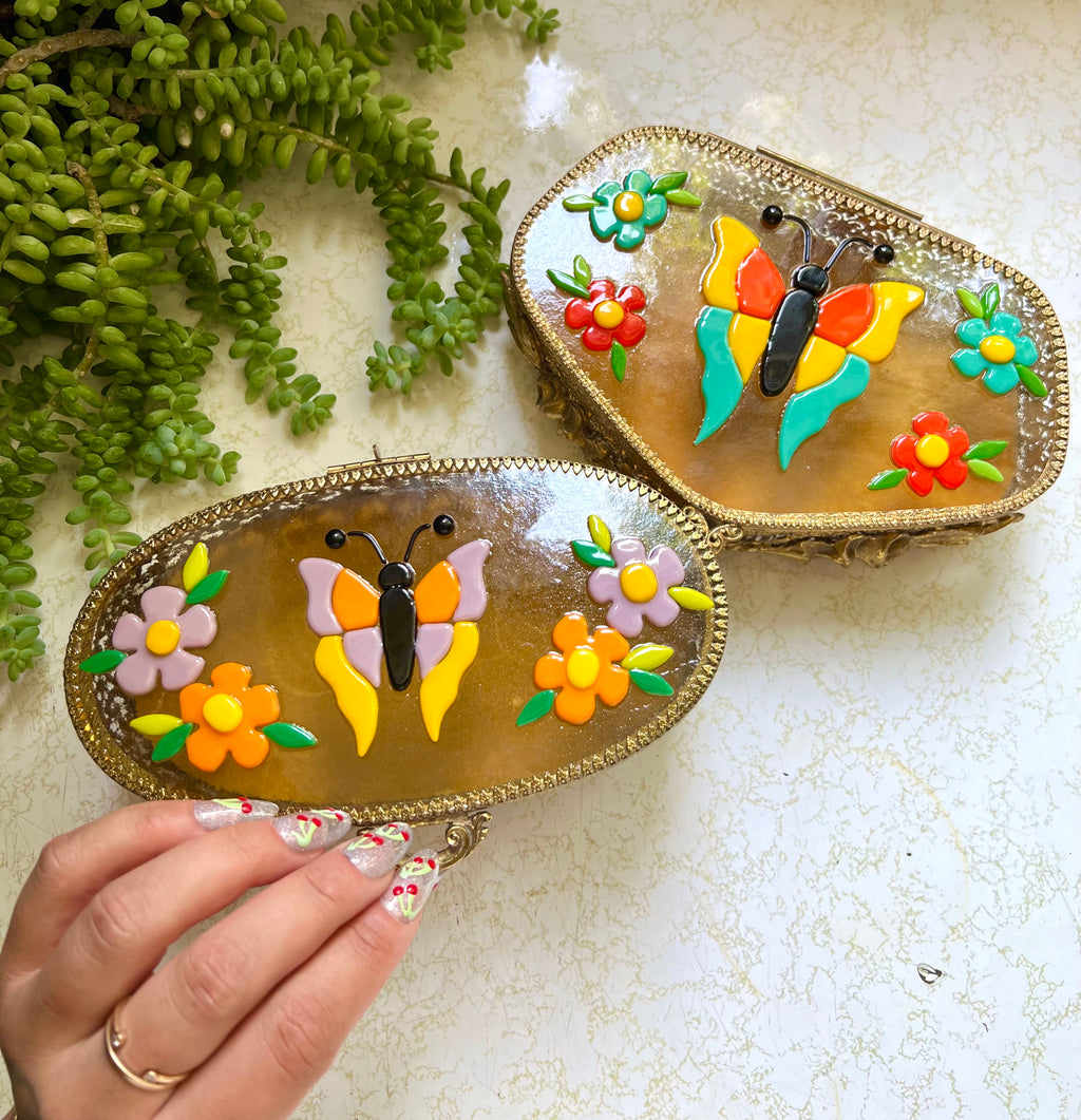 Butterfly jewelry box