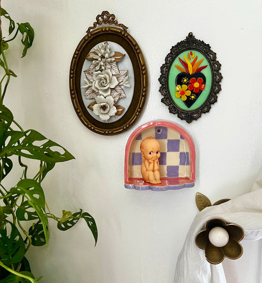 Ceramic Patchwork shelf