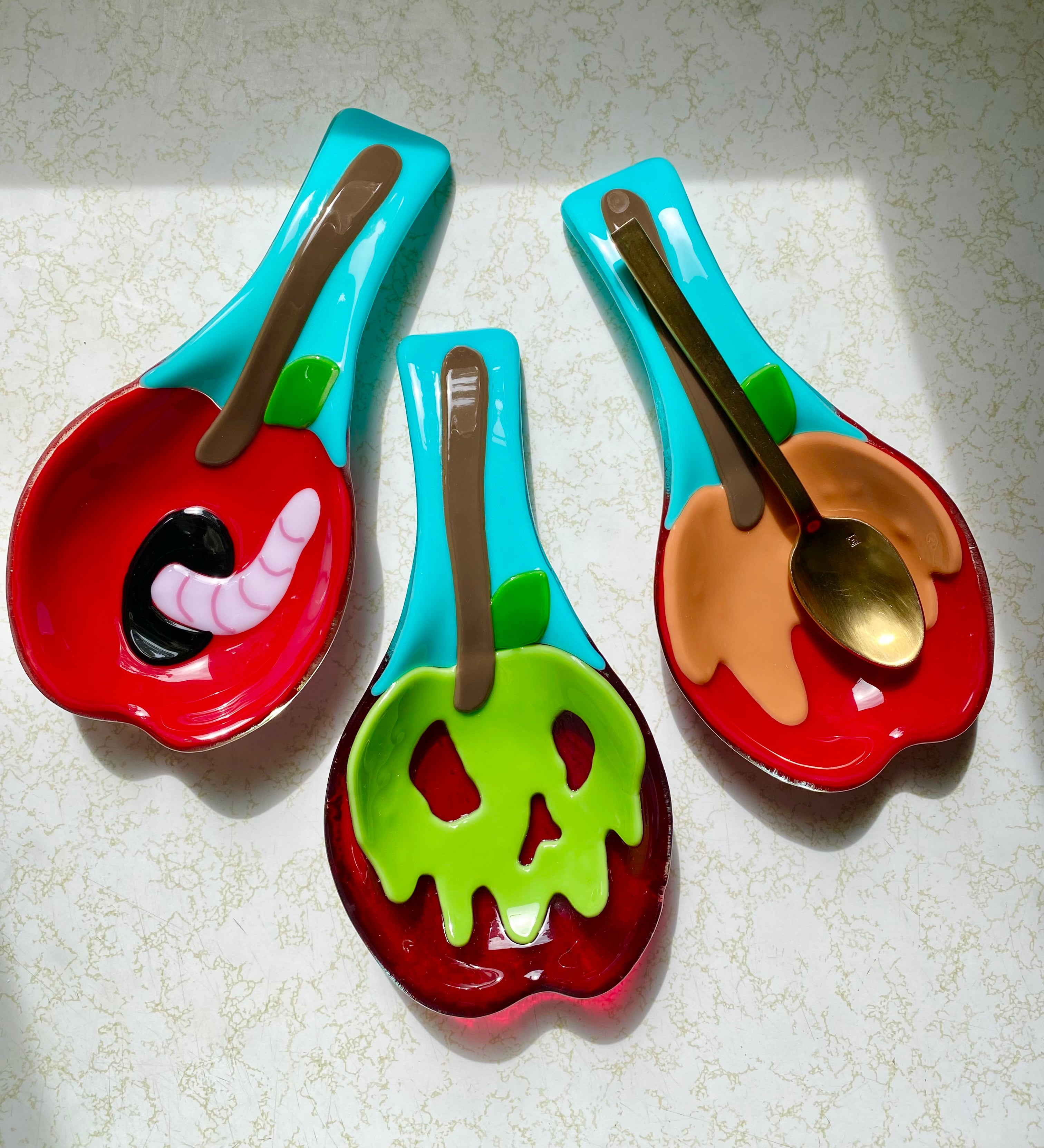 Candy apple Spoon rest