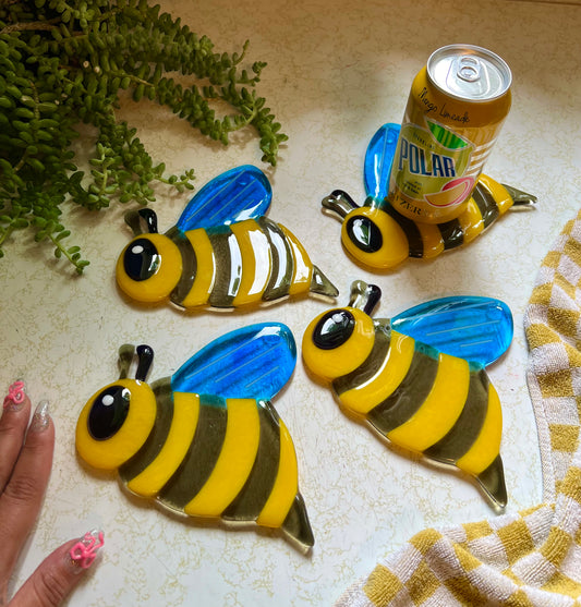 Bee coaster set