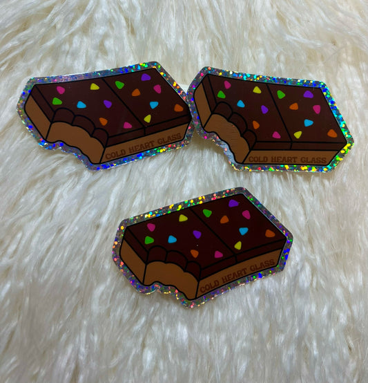 Cosmic brownie sticker