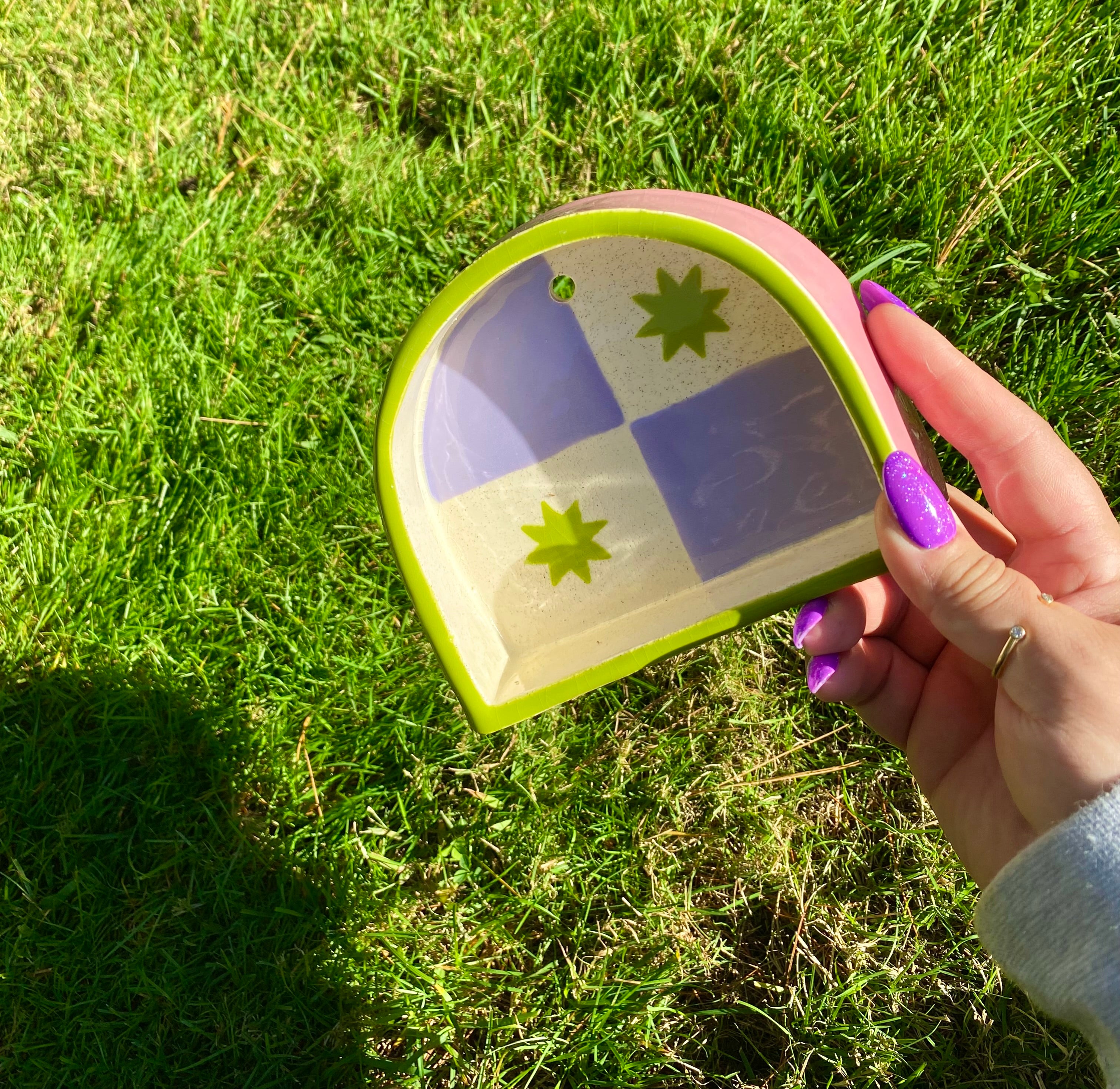 Ceramic Patchwork shelf