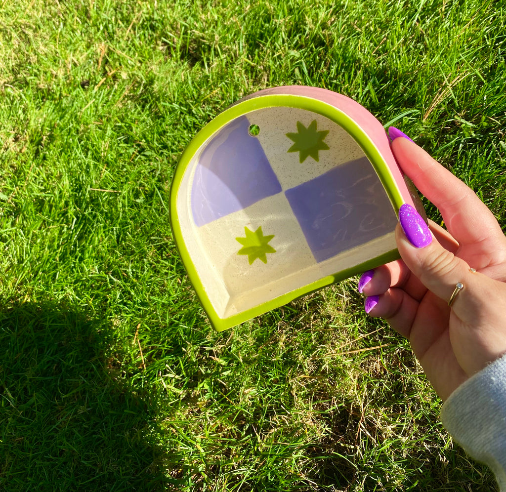 Ceramic Patchwork shelf