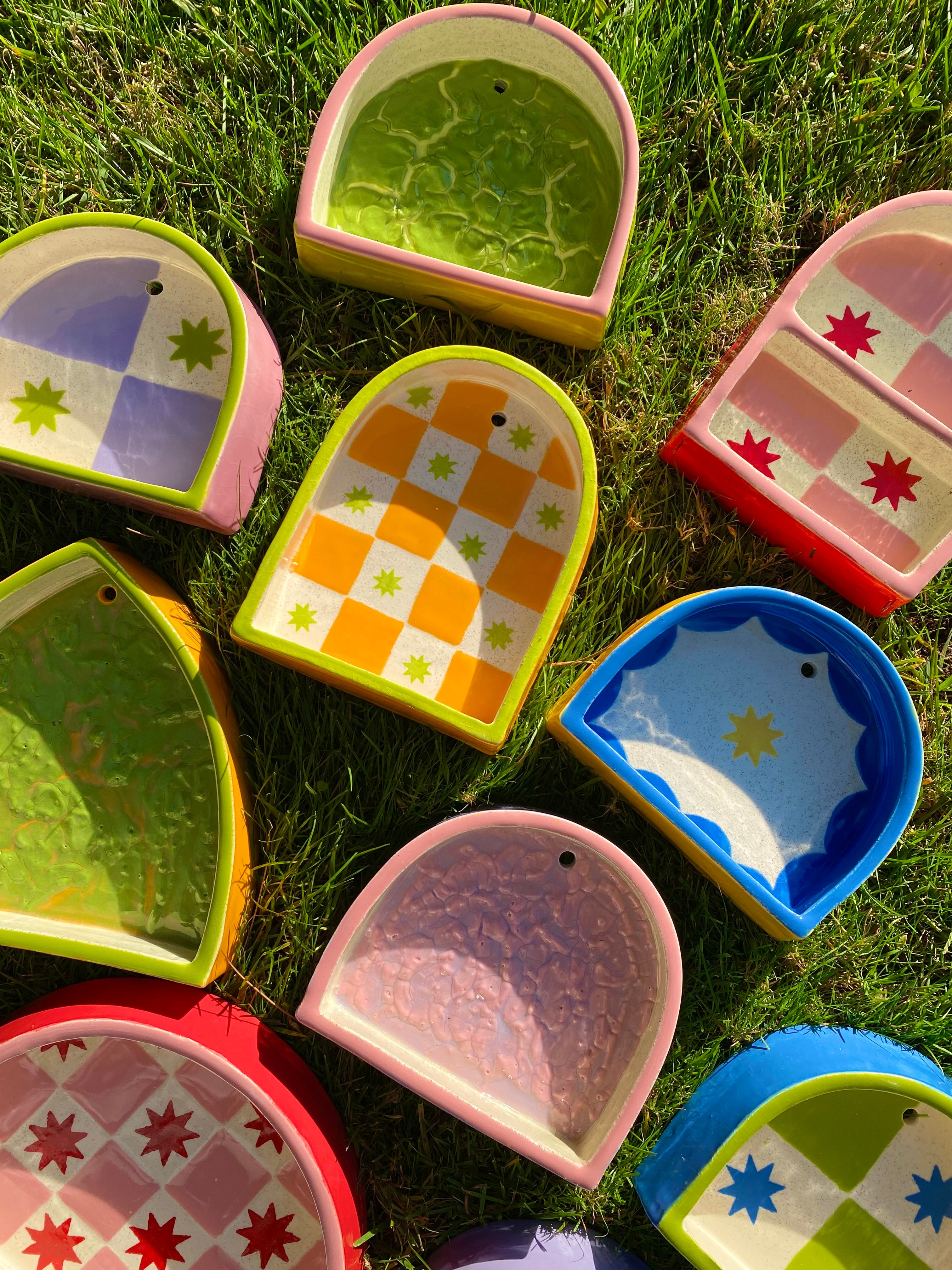 Ceramic Patchwork  shelf