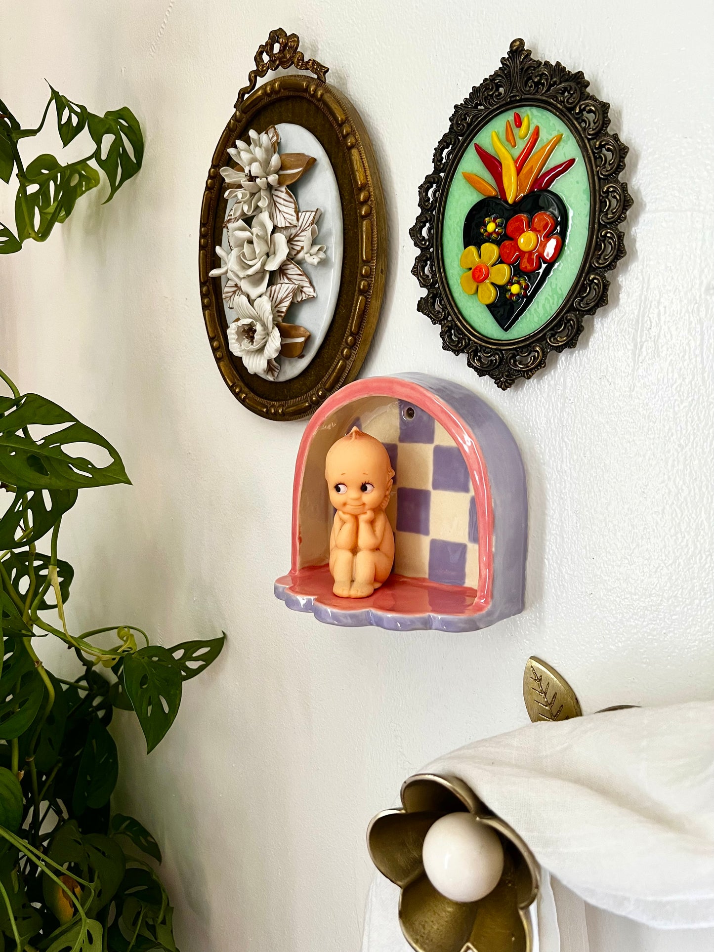 Ceramic Patchwork shelf