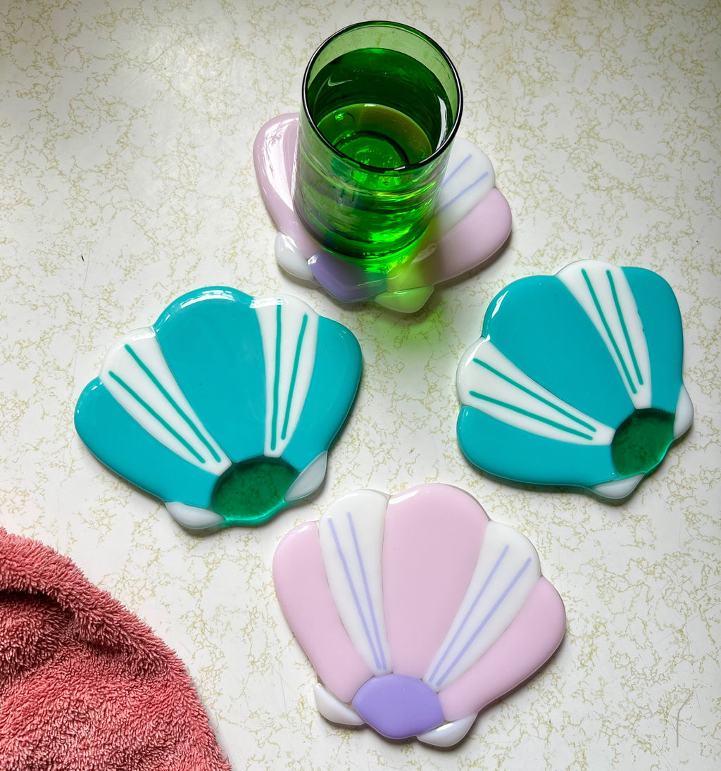 Shell coaster set