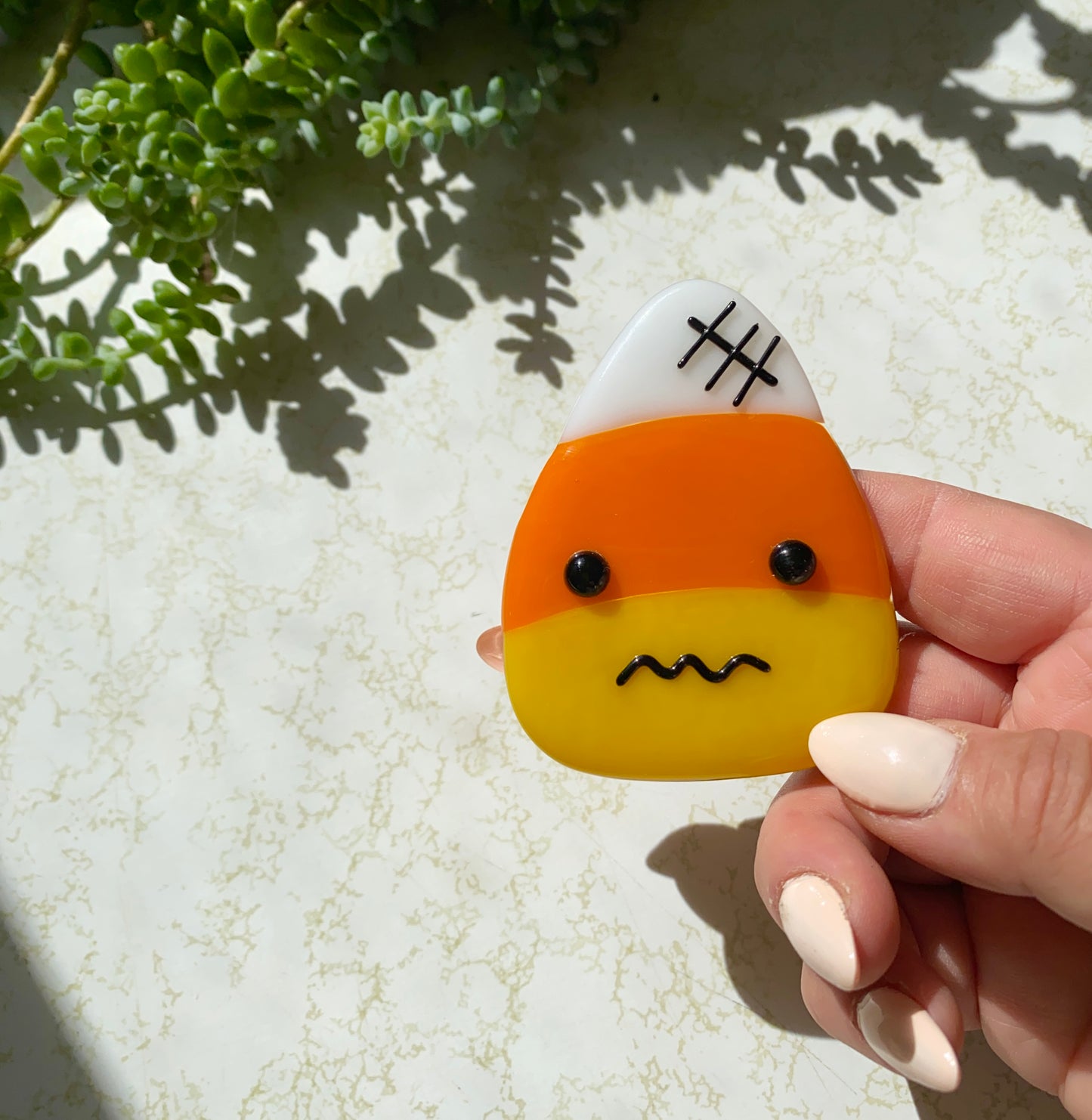 Candy corn magnets