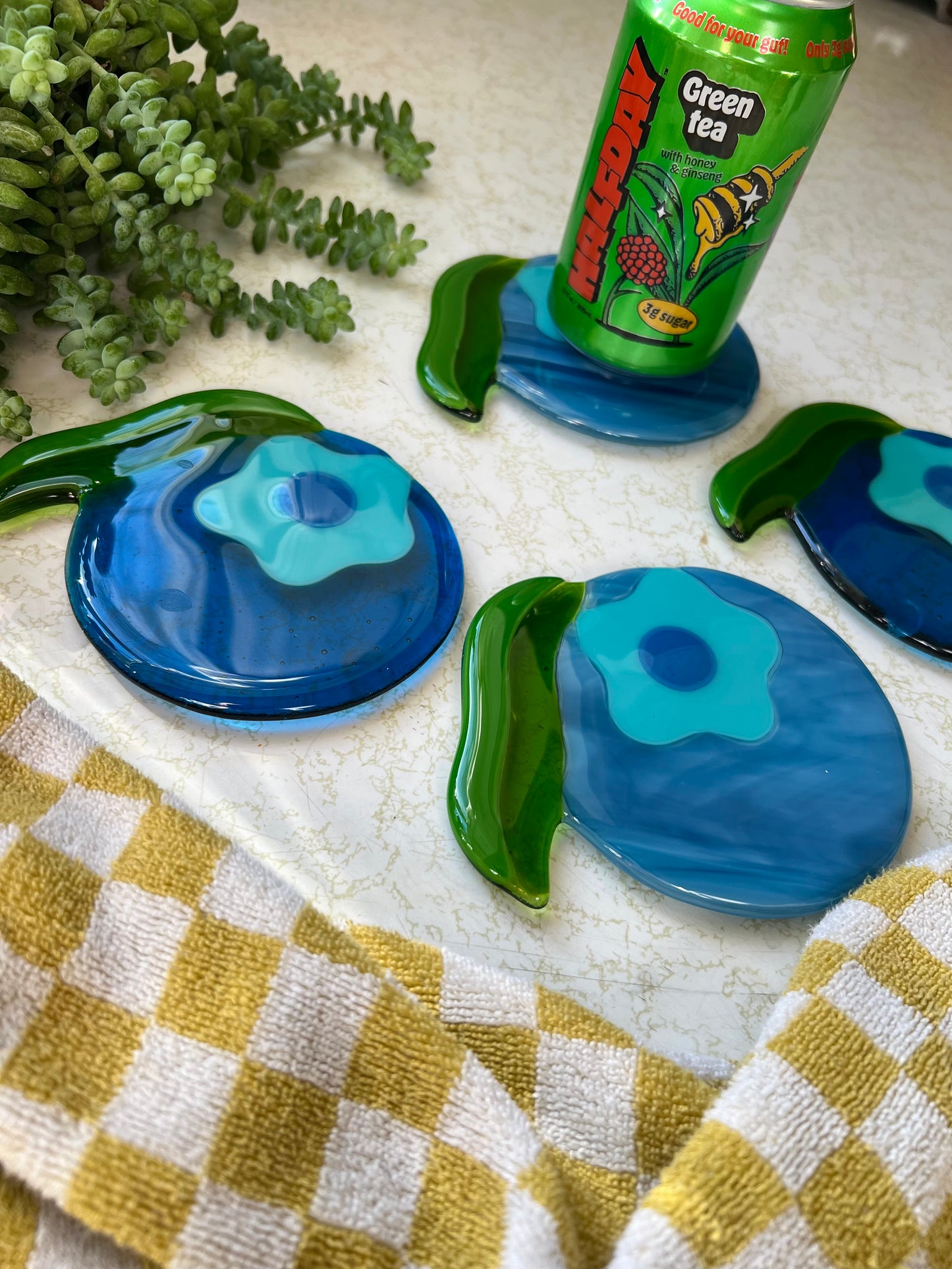 Blueberry coaster set