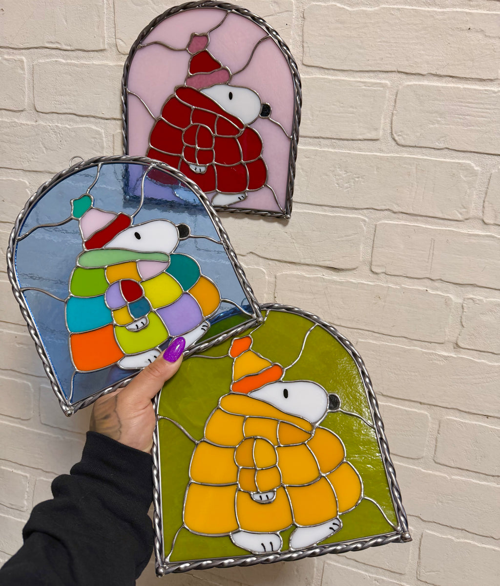 Snoopy ready for winter