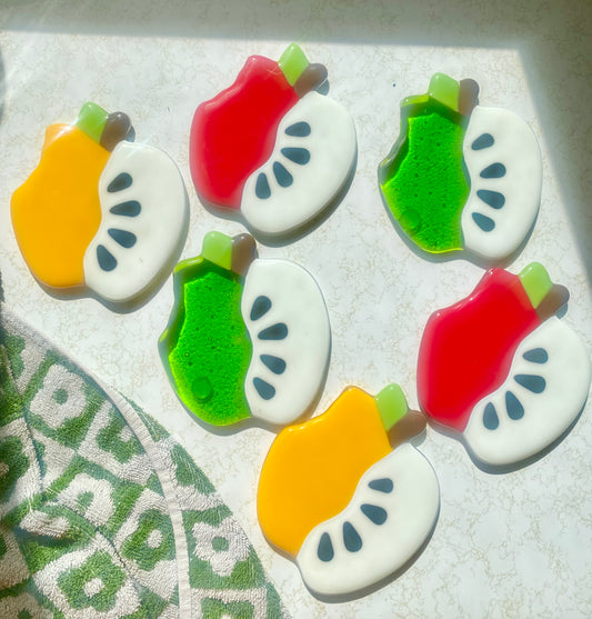 Apple coaster set