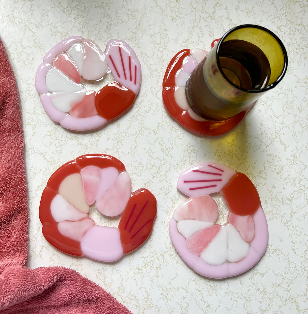 Shrimp coaster set