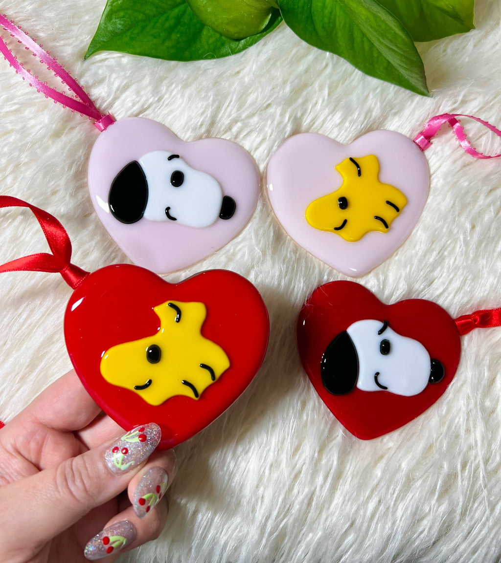 Snoopy & Woodstock hearts