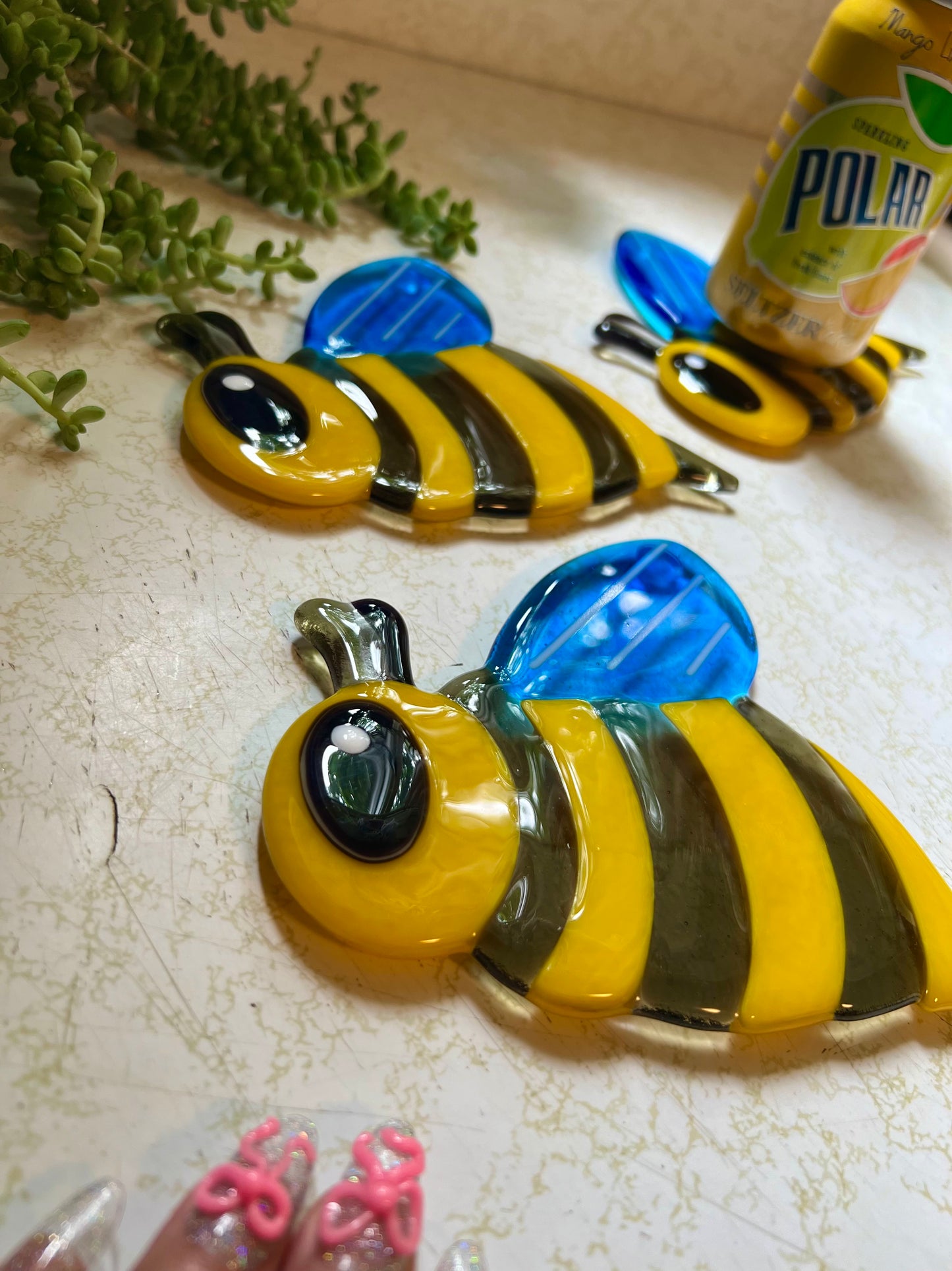 Bee coaster set