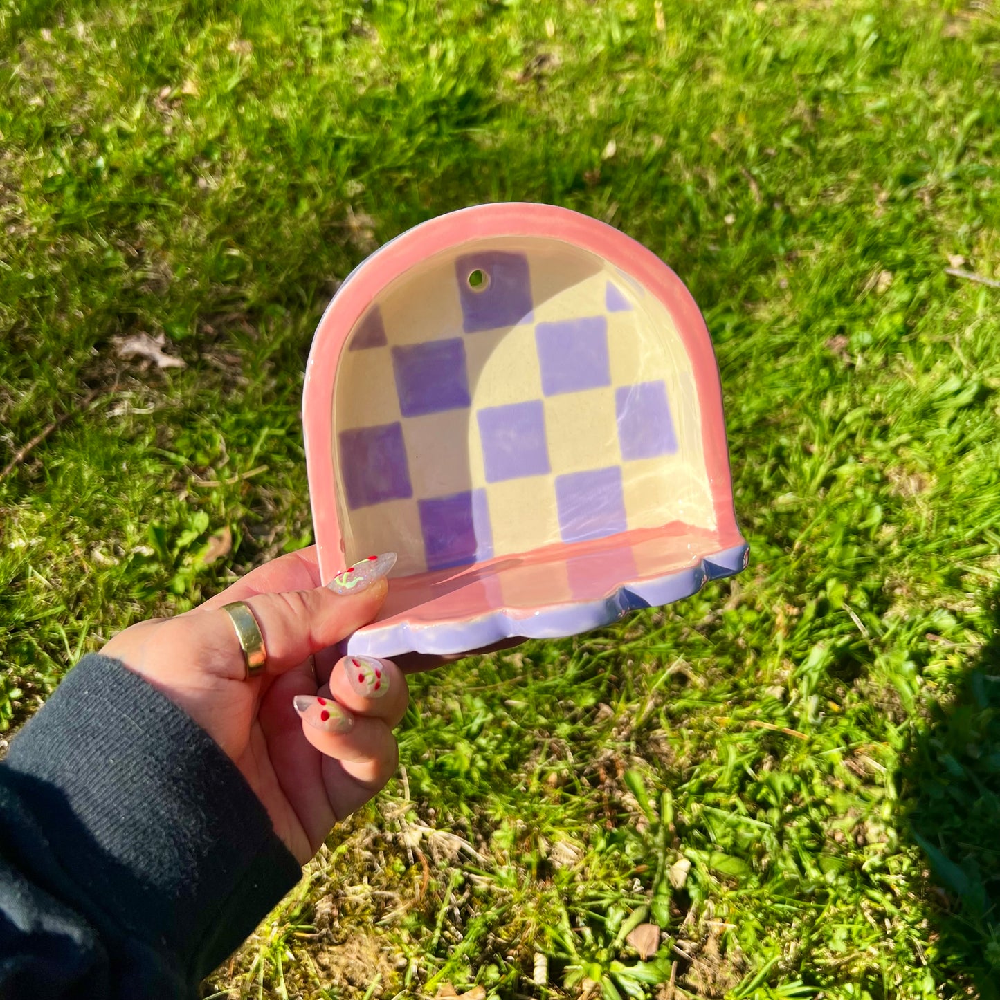 Ceramic Patchwork shelf