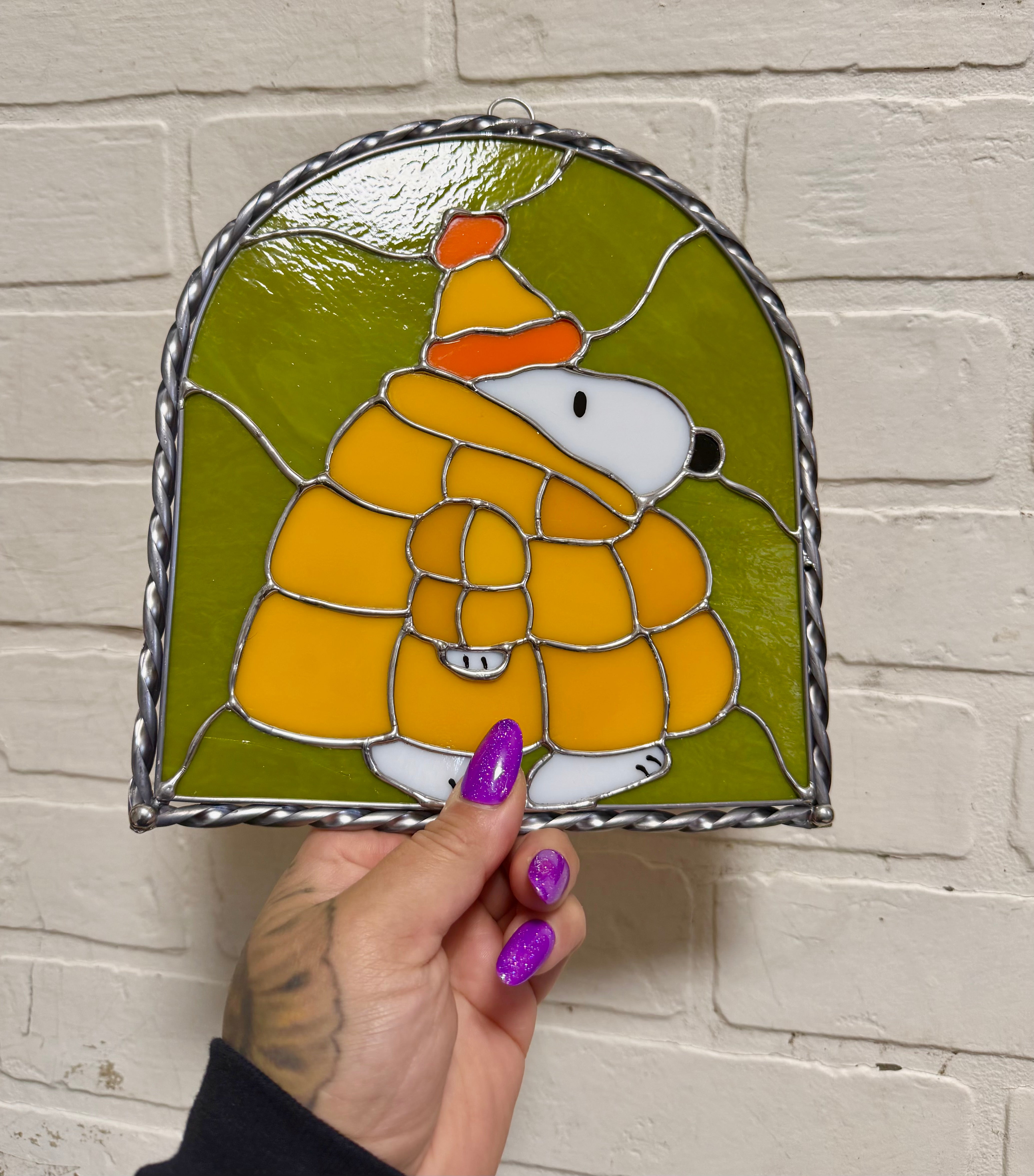 Snoopy ready for winter