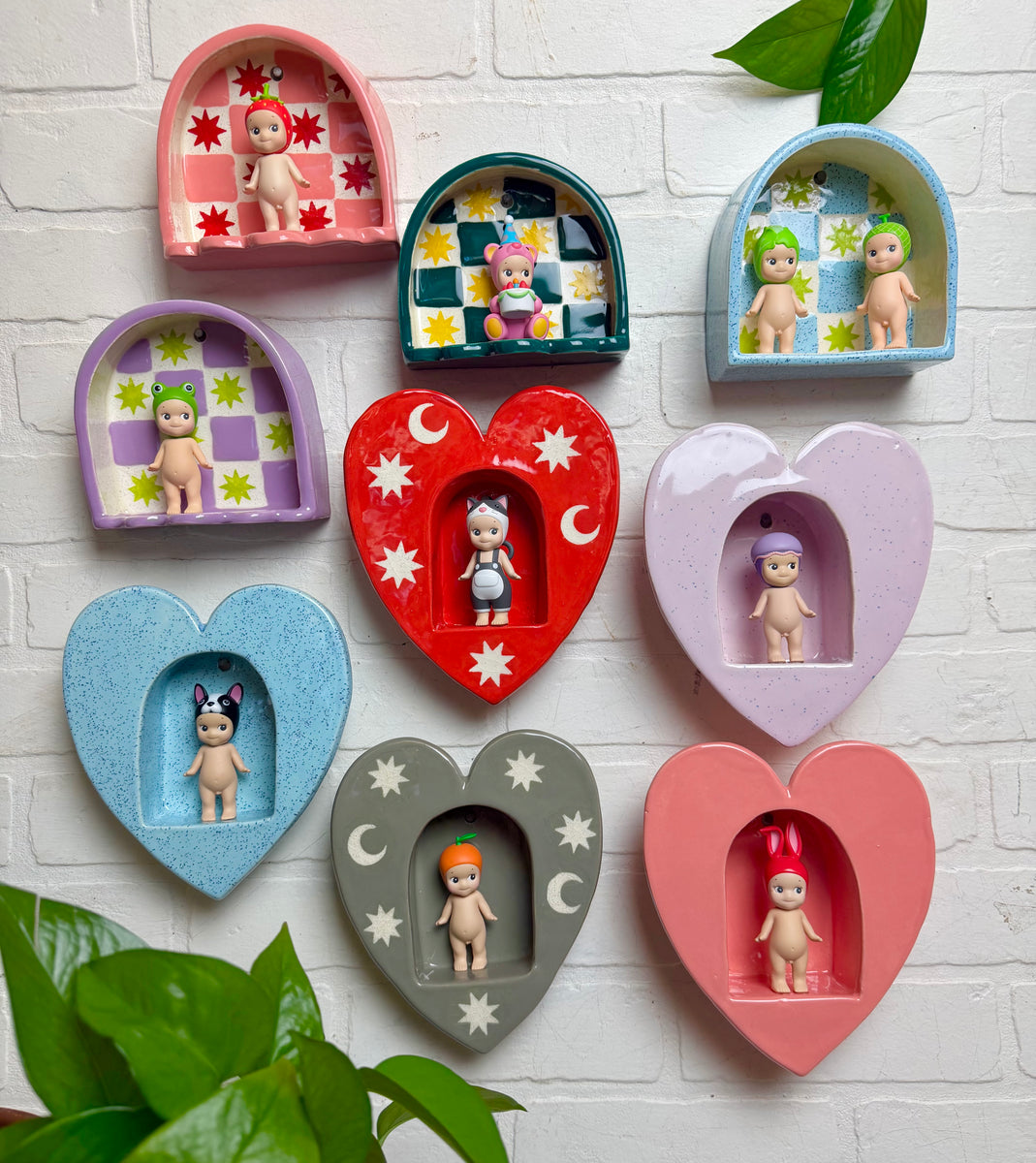 Ceramic heart shelf – Cold Heart Glass co